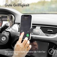 Accezz ﻿Handyhalterung Auto für das iPhone 12 - Kabelloses Ladegerät - Lüftungsgitter - Schwarz