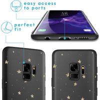 imoshion Design Hülle für das Samsung Galaxy S9 - Sterne / Schwarz