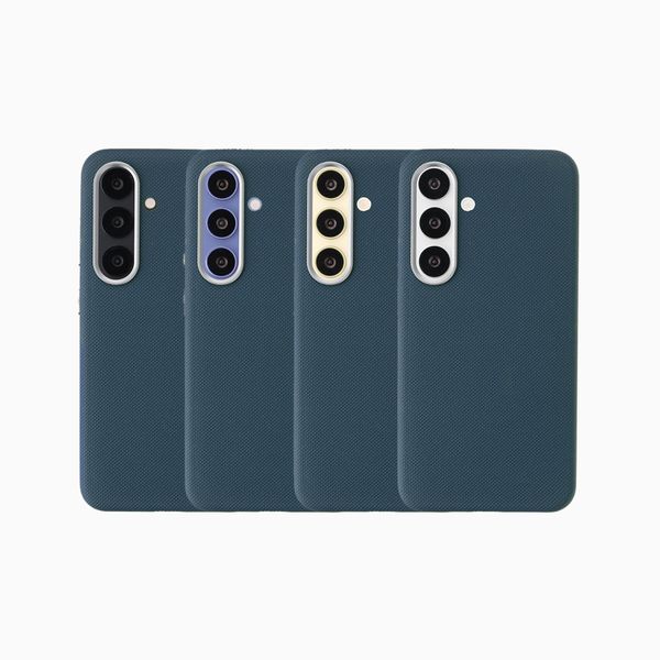 Accezz Mesh Backcover mit MagSafe Samsung Galaxy S25 / S24 - Dunkelblau