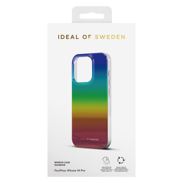 iDeal of Sweden Mirror Case Apple iPhone 14 Pro - Rainbow