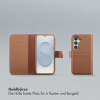 Selencia Olyn Abnehmbare Bookcase mit MagSafe Samsung Galaxy S24 / S25 - Braun