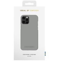 iDeal of Sweden Seamless Case Back Cover für das iPhone 12 Pro Max - Ash Grey