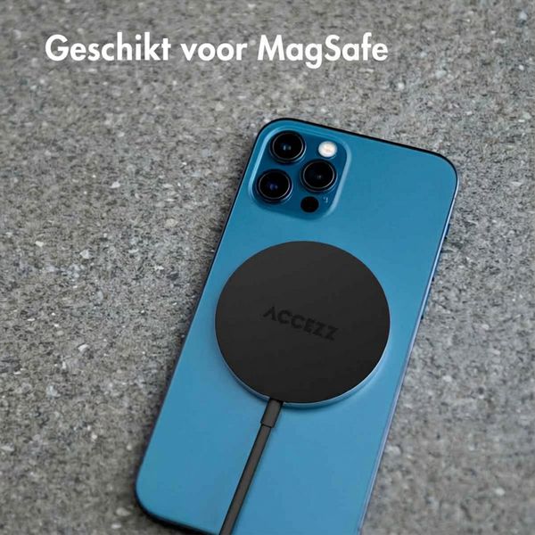 Accezz Wireless Charger USB-C - Drahtloses MagSafe- und Qi2-Ladegerät - 1 Meter - Schwarz