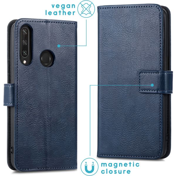 imoshion Luxuriöse Klapphülle Huawei Y6p - Dunkelblau
