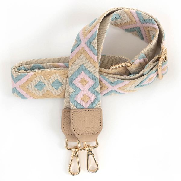 Dutchies Phone Strap - Verstellbare Universal-Telefonkordel - Cleo Pastel / Beige