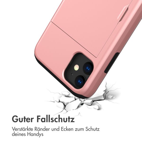 imoshion Backcover mit Kartenfach für das iPhone 11 - Rose Gold