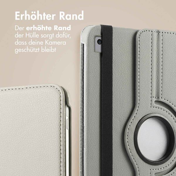 imoshion 360° drehbare Klapphülle Apple iPad 6 (2018) 9.7 Zoll / iPad 5 (2017) 9.7 Zoll - Grau
