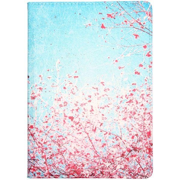 imoshion 360° drehbare Design Tablet Klapphülle Apple iPad 9 (2021) 10.2 Zoll / iPad 8 (2020) 10.2 Zoll / iPad 7 (2019) 10.2 Zoll - Pink Blossom