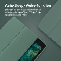 Accezz Smarte Klapphülle aus Silikon Apple iPad Air 13 Zoll (2025) M3 / (2024) M2 - Dunkelgrün