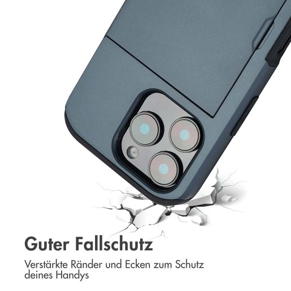 imoshion Backcover mit Kartenfach Apple iPhone 16 Pro - Dunkelblau
