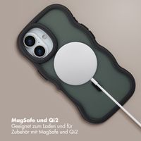 Selencia Wavy Backcover mit MagSafe Apple iPhone 17 - Schwarz