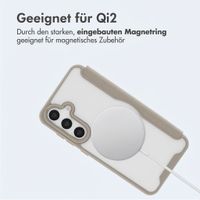 imoshion Transparente Bookcase mit MagSafe Samsung Galaxy S25 / S24 - Beige