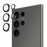 PanzerGlass Kameraprotektor Hoops Optic Rings für das Samsung Galaxy S25 Ultra - Schwarz