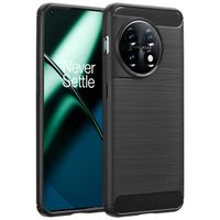 imoshion Brushed Back Cover OnePlus 11 - Schwarz