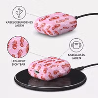 Burga Hardcase Hülle  Apple AirPods 1 / 2 - Coral Reef