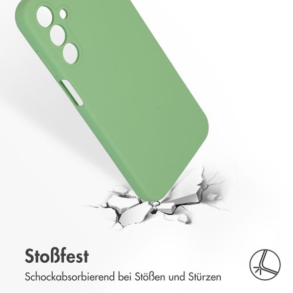 Accezz Liquid Silikoncase Samsung Galaxy A15 (5G/4G) - Grün
