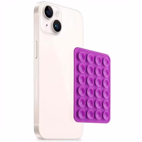 Selencia ﻿2er-Pack Telefonhalter Saugnapf - Violett