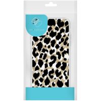 imoshion Design Hülle für das iPhone SE (2022 / 2020) / 8 / 7 / 6s - Leopard / Schwarz