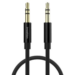 imoshion ﻿AUX-Kabel - 3,5 mm/Kabel für Audiobuchse- Stecker auf Stecker - 1 Meter - Schwarz