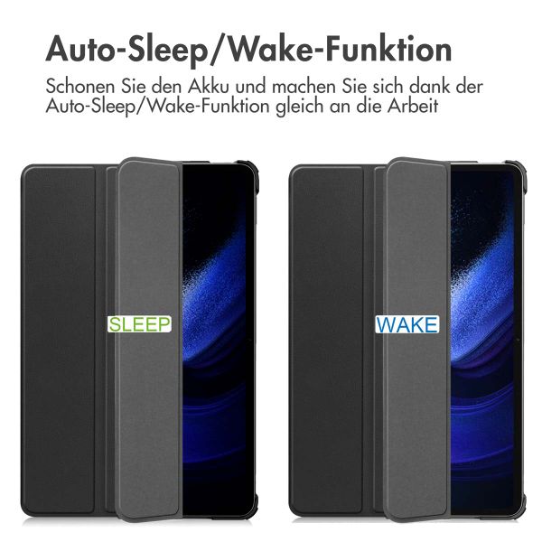 imoshion Trifold Klapphülle Xiaomi Pad 6 / 6 Pro - Schwarz