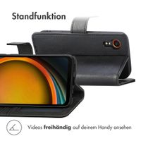 imoshion Luxuriöse Klapphülle Samsung Galaxy Xcover 7 - Schwarz