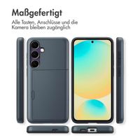 imoshion Backcover mit Kartenfach Samsung Galaxy S24 FE - Dunkelblau