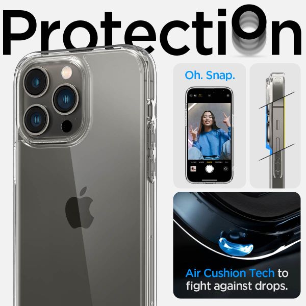 Spigen Ultra Hybrid™ Case für das iPhone 14 Pro - Transparent