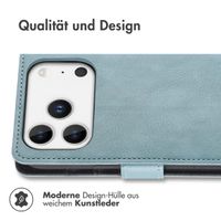 imoshion Luxuriöse Klapphülle Apple iPhone 17 Pro - Air Blue
