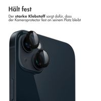 imoshion 2er-Pack Objektivschutz für Kamera für das iPhone 15 / 15 Plus - Schwarz