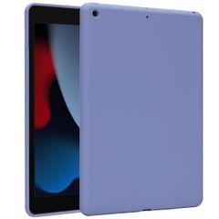 Accezz Liquid Silicone Back Cover Apple iPad 9 (2021) 10.2 Zoll / iPad 8 (2020) 10.2 Zoll / iPad 7 (2019) 10.2 Zoll - Lila