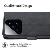 imoshion Luxuriöse Klapphülle Xiaomi 14T - Schwarz