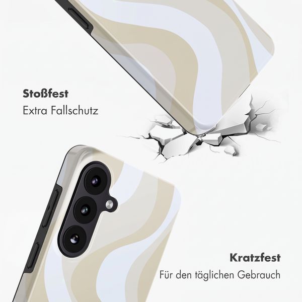 Selencia Vivid Rückabdeckung mit MagSafe Samsung Galaxy S26 FE - Desert Waves Beige