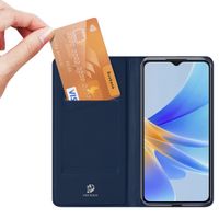 Dux Ducis Slim TPU Klapphülle für das Oppo A17 - Dunkelblau