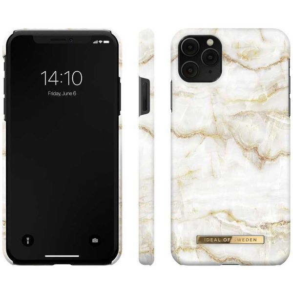 iDeal of Sweden Fashion Back Case für das iPhone 11 Pro Max - Golden Pearl Marble