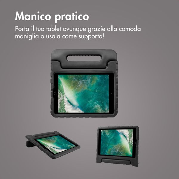 imoshion Schutzhülle mit Handgriff kindersicher Apple iPad 6 (2018) 9.7 Zoll / iPad 5 (2017) 9.7 Zoll - Schwarz