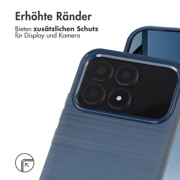 imoshion Brushed Back Cover Xiaomi Poco F8 Pro - Dunkelblau