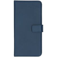 Selencia Echtleder Klapphülle Samsung Galaxy A51 - Blau