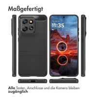 imoshion Brushed Back Cover Motorola Thinkphone 25 / Motorola Edge 50 Neo / Edge 60 Neo - Schwarz