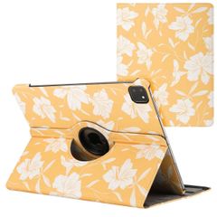 imoshion 360° drehbare Design Klapphülle iPad Air 13 Zoll (2025) M3 / (2024) M2 - Yellow Flowers