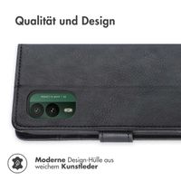 imoshion Luxuriöse Klapphülle Nokia XR21 - Schwarz