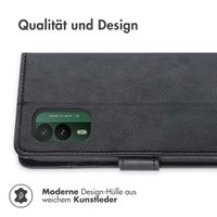 imoshion Luxuriöse Klapphülle für das Nokia XR21 - Schwarz