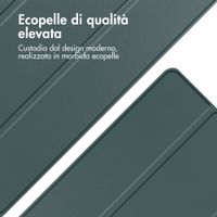 imoshion Trifold Klapphülle Apple iPad 11 (2025) 11 Zoll A16 / iPad 10 (2022) 10.9 Zoll - Dunkelgrün