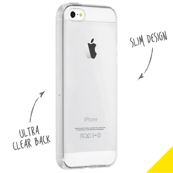 Accezz TPU Clear Cover Transparent für iPhone 5 / 5s / SE