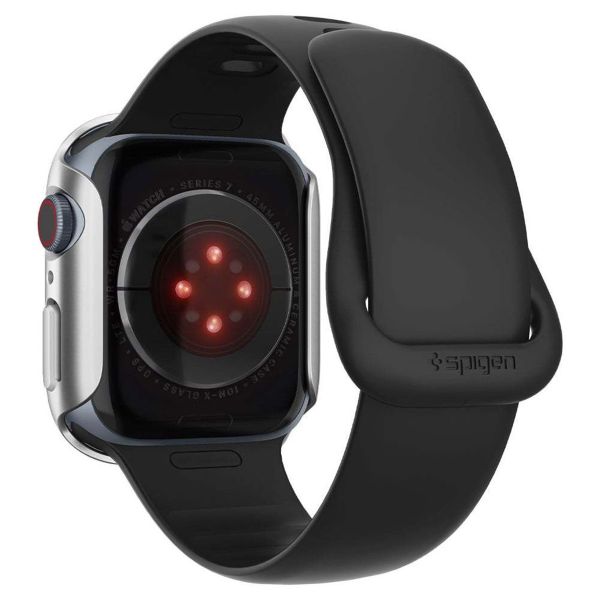 Spigen Thin Fit™ Case für die Apple Watch Series 7 / 8 / 9 - 45 mm - Graphite