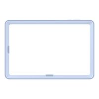 Samsung Frame Cover Samsung Galaxy Tab S11 Ultra - Blau