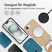 imoshion Color Backcover mit abnehmbarem Handykette und MagSafe Apple iPhone 16e - Nude