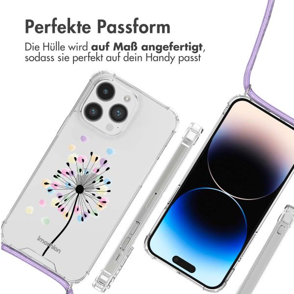 imoshion Design Hülle mit Band Apple iPhone 14 Pro - Sandstone Dandelion