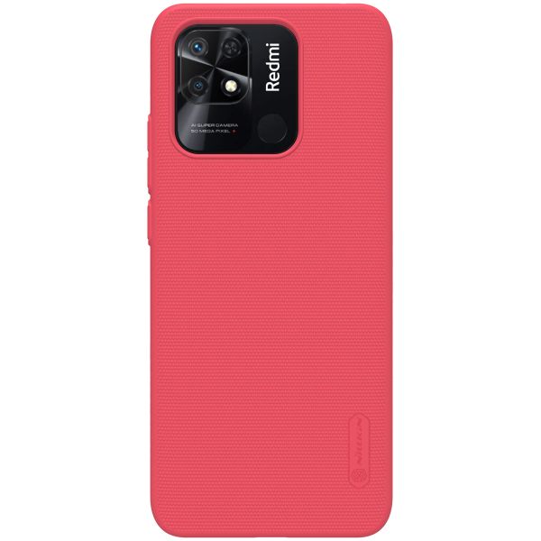 Nillkin Super Frosted Shield Case für das Xiaomi Redmi 10C - Rot