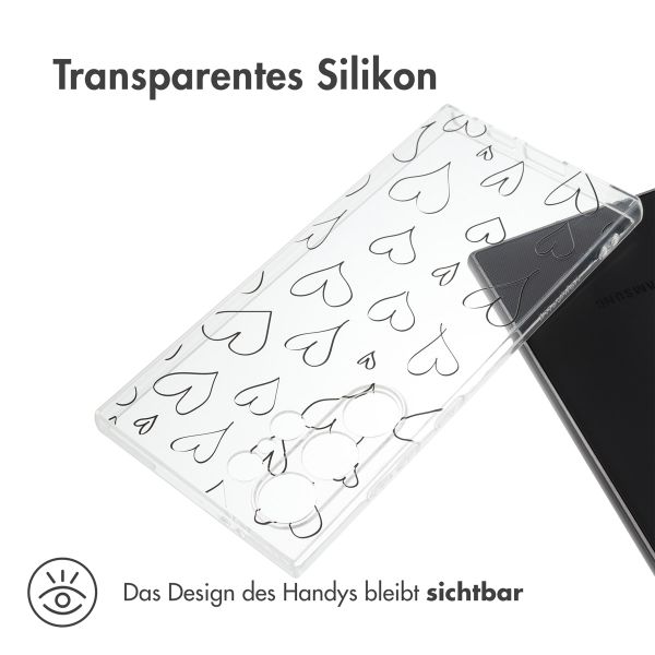 imoshion Design Hülle für das Samsung Galaxy S24 Ultra - Hearts