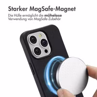 imoshion Color Backcover mit abnehmbarem Handykette und MagSafe Apple iPhone 15 Pro - Schwarz